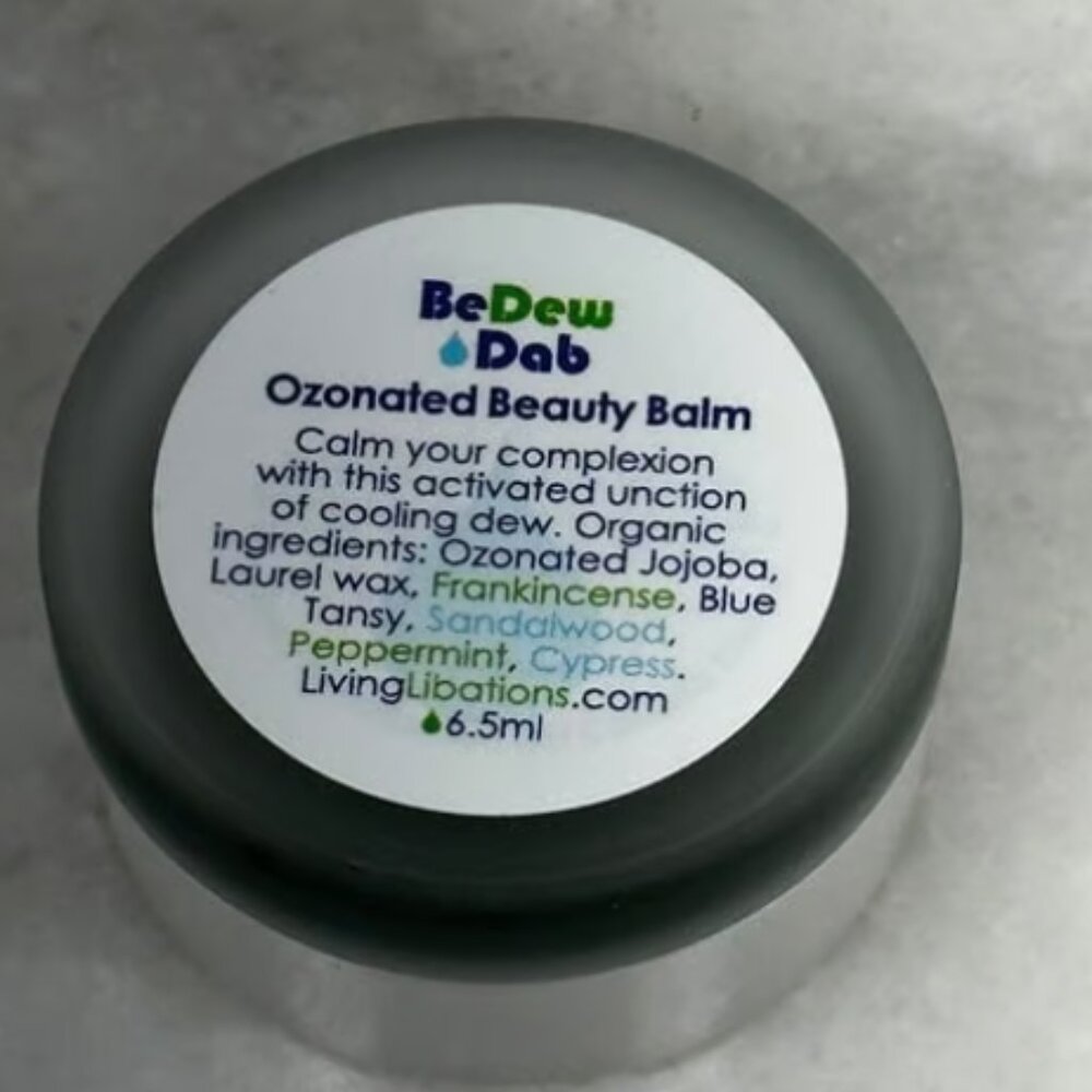Living LibatBeDew Dab Ozonated Beauty Balm that is as cooling as the morning dew